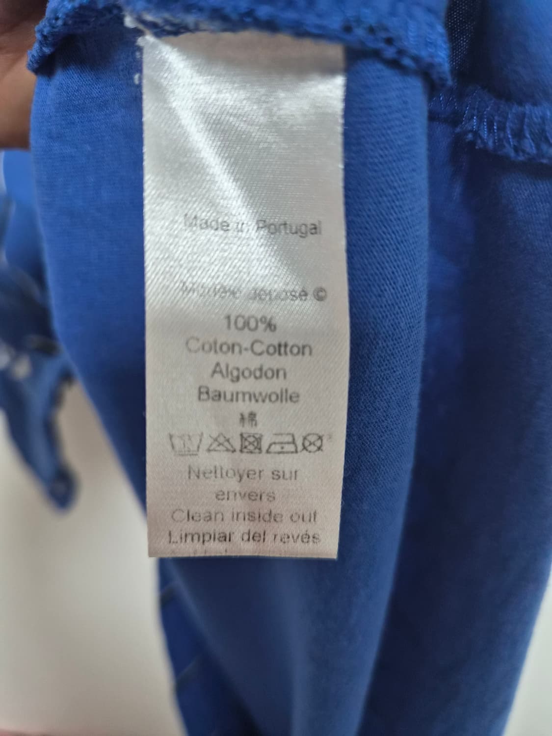 겐조Kenzo 풀 프린팅 블루 반팔티셔츠 L - T138 상품이미지5