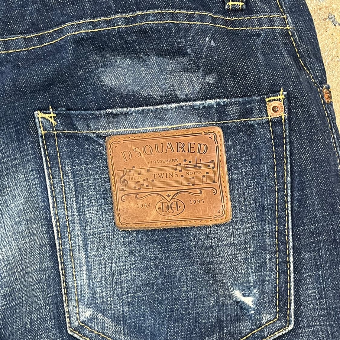 [정품/44] Dsquared2 디스퀘어드 데님 청바지 데미지진 b15 상품이미지7