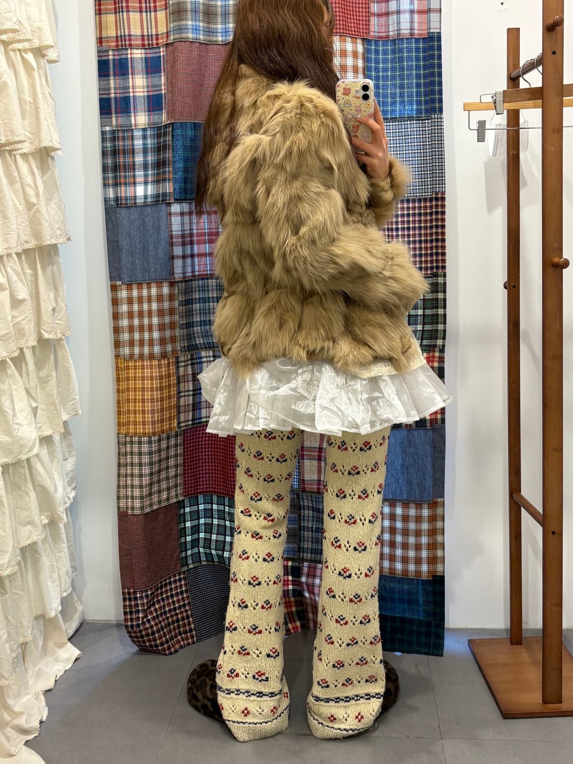 히스테릭글래머 니트 패턴 팬츠 상품이미지4