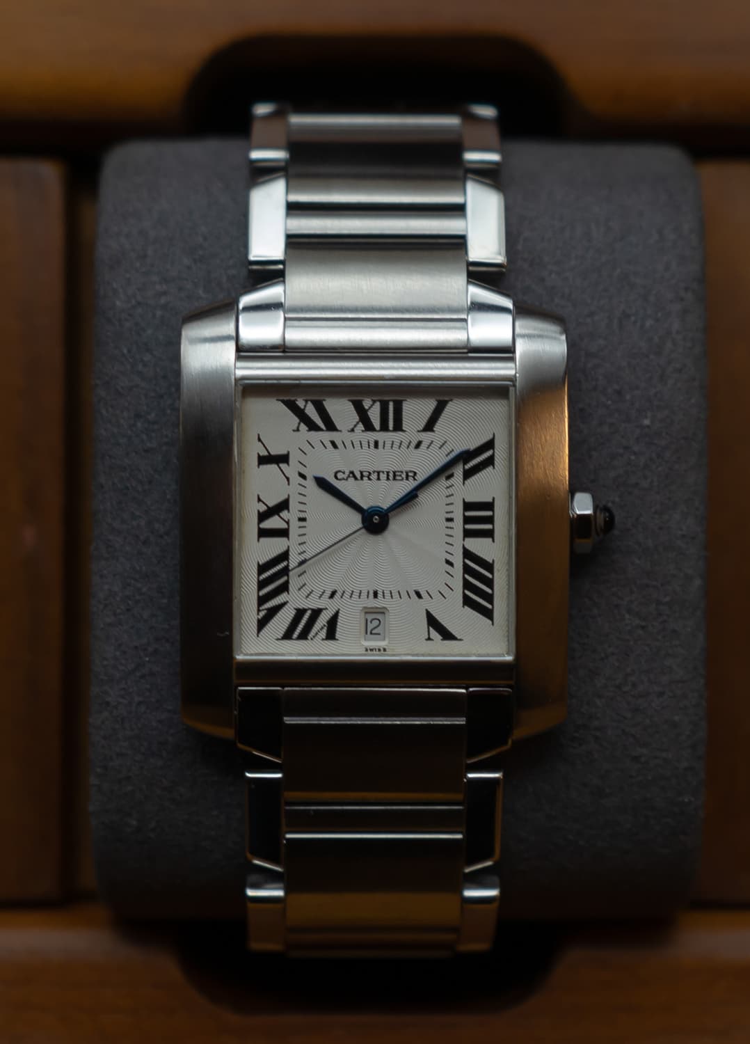 까르띠에 탱크 프랑세즈 L 오토매틱 시계 상품이미지1