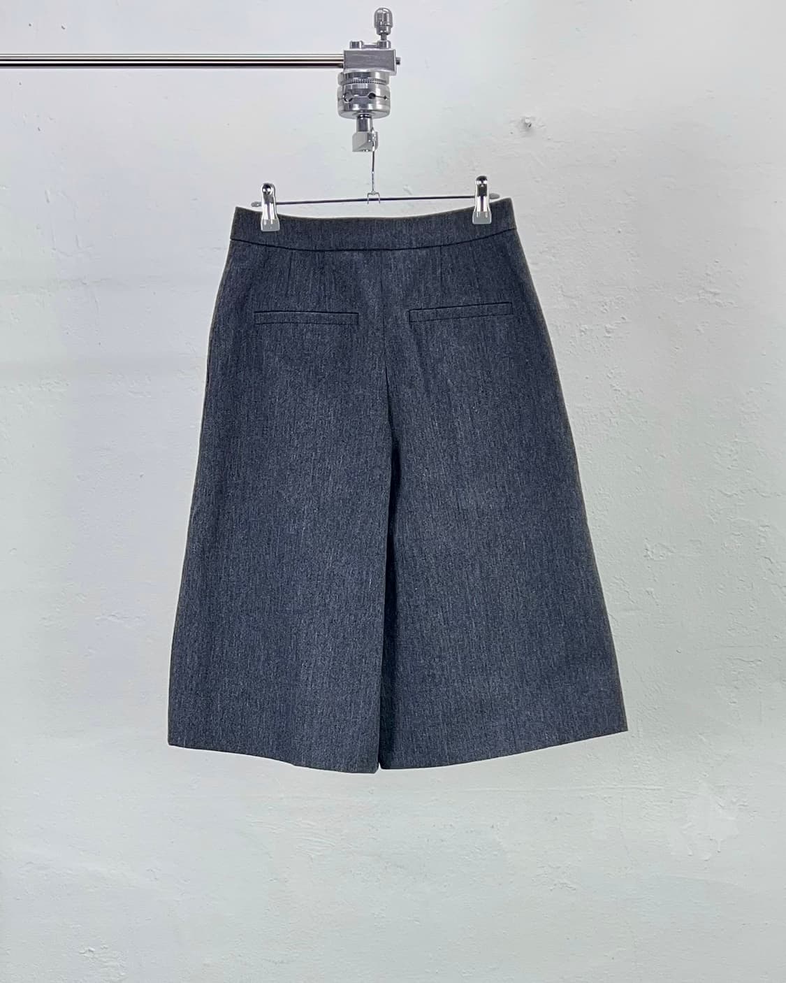 준지 차콜 네프 헤링본 가우초 쇼츠 상품이미지6