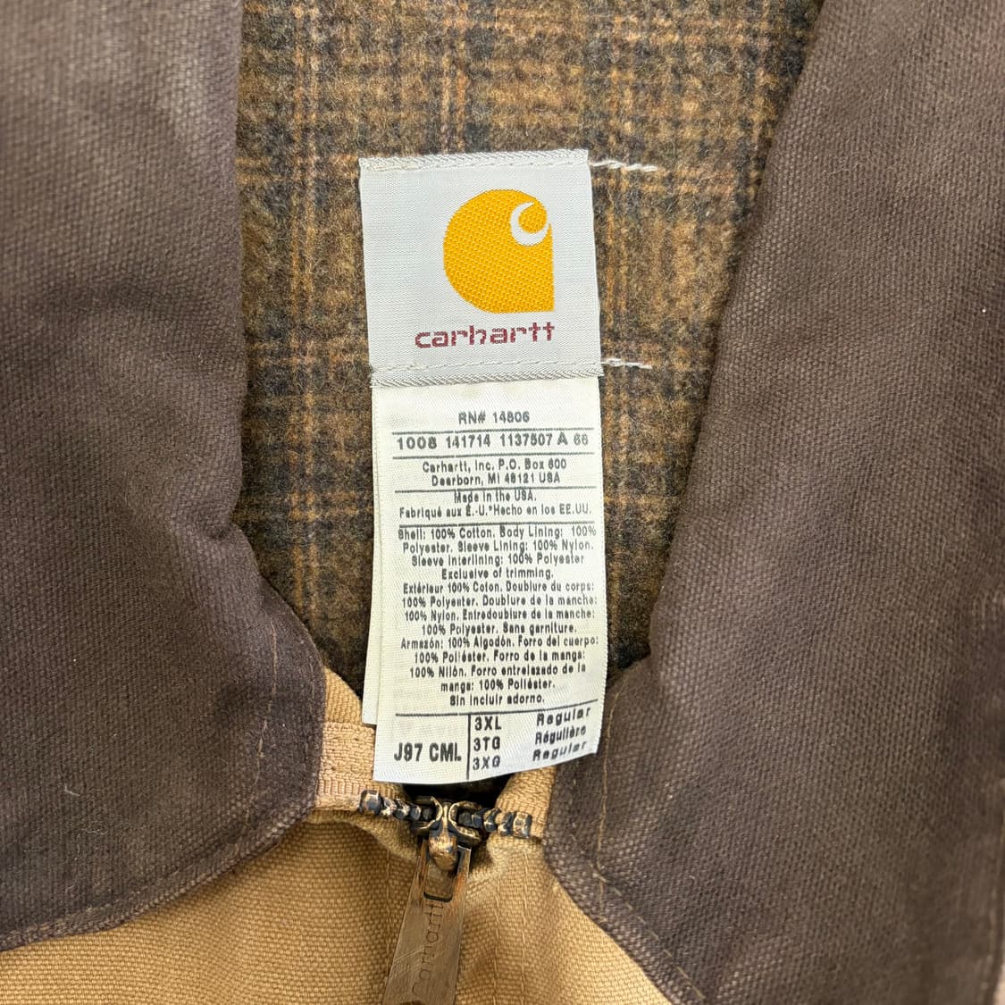 N39. 칼하트J97 디트로이트 자켓 상품이미지5