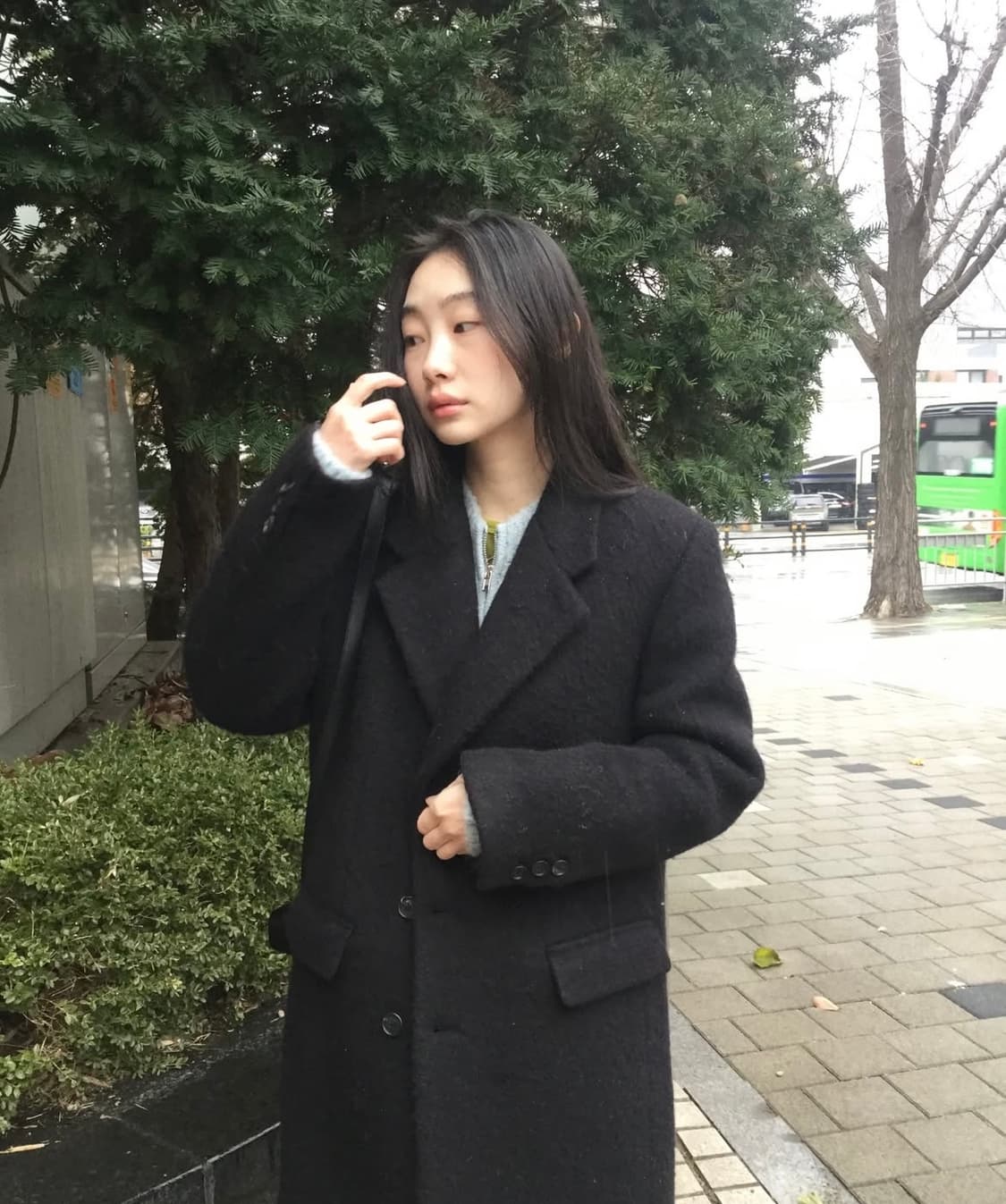 로우클래식 로클 알파카 니트 집업 상품이미지5