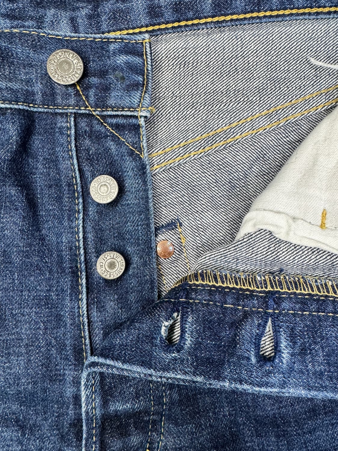 빈티지 90s 리바이스 재팬 셀비지 빅E 503B 31/36(수선) 상품이미지4