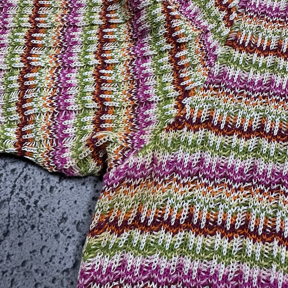 ✨ (바배) 미쏘니 니트 카라 반팔티  상품이미지6