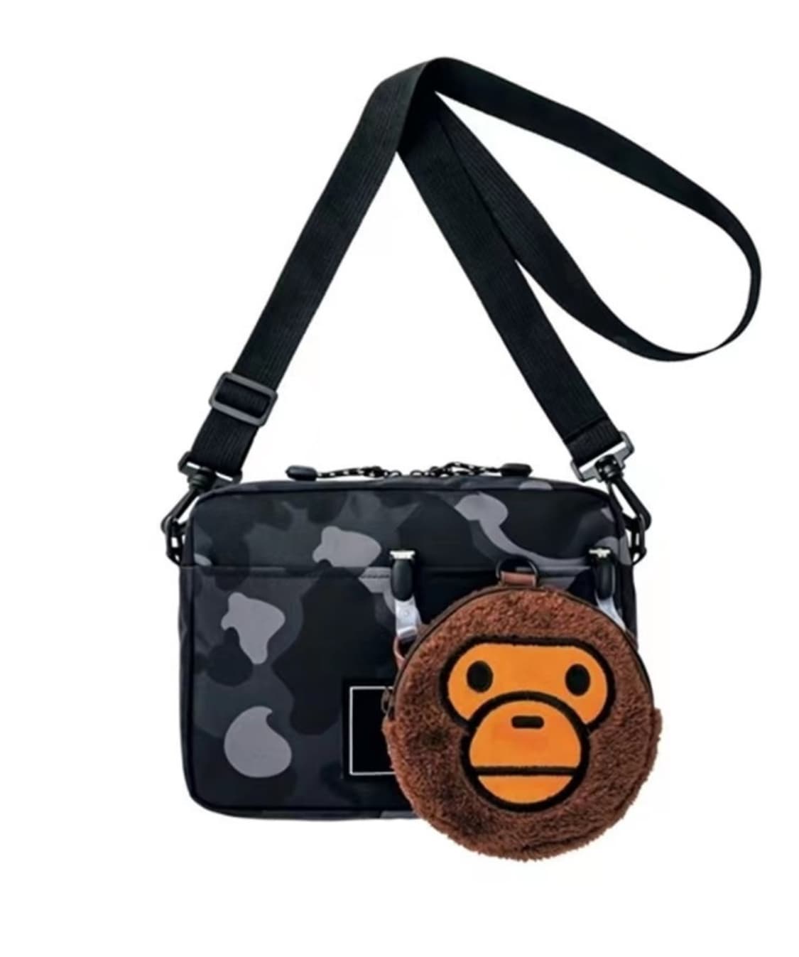 베이프키즈 카모숄더백 & 마일로 파우치 잡지부록 상품이미지6