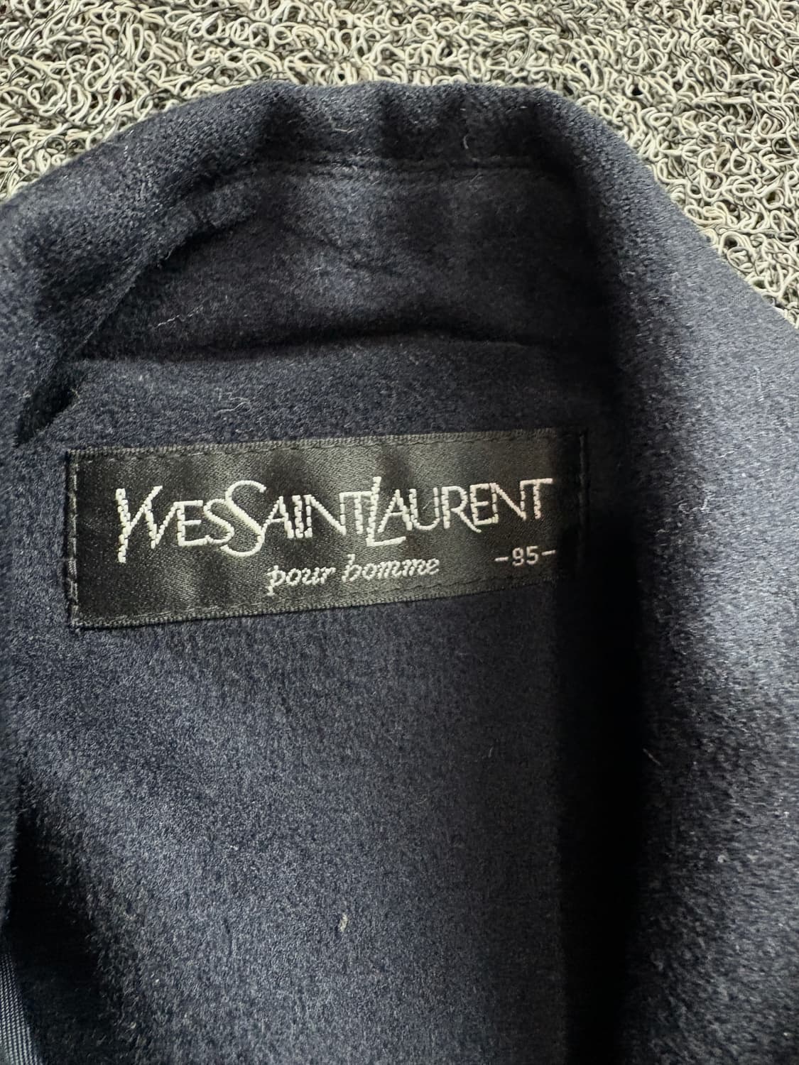 90s YSL 입생로랑 아카이브 울 블루종 자켓 3106 상품이미지3