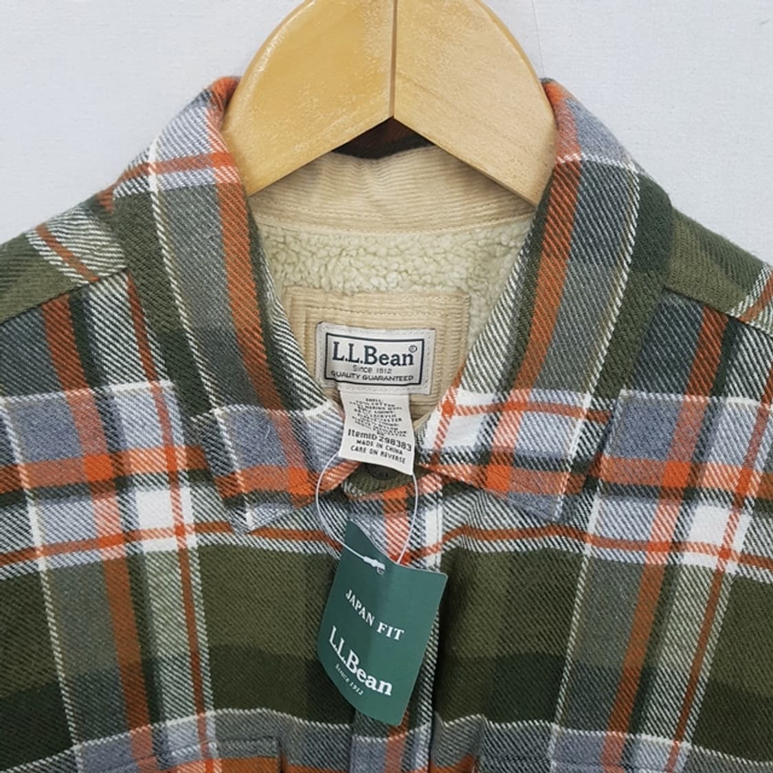 [새상품] L.L Bean 울 기모 셔츠 남성용 상품이미지3