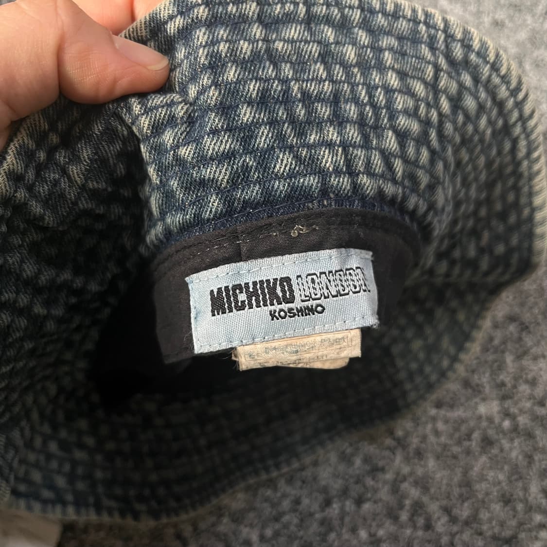 미치코런던 빈티지 데님 벙거지  상품이미지2