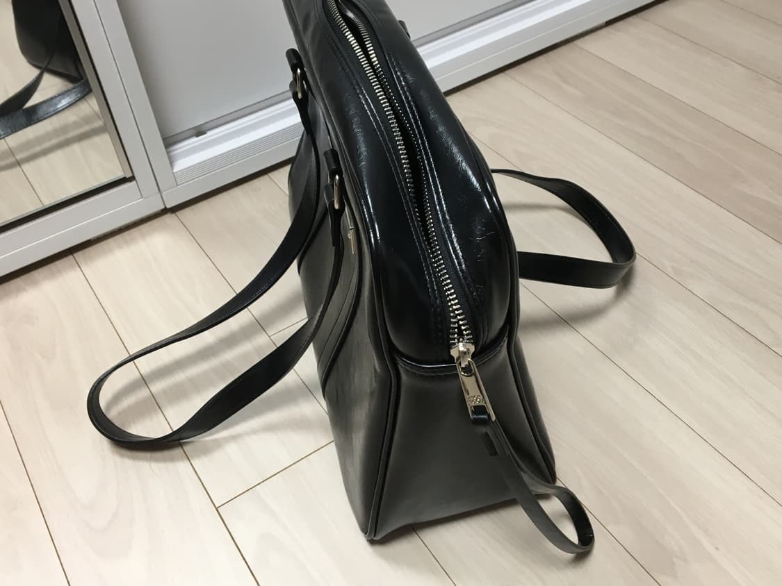 닉앤니콜 블랙 숄더백 (크리스탈 보스턴백) 상품이미지6