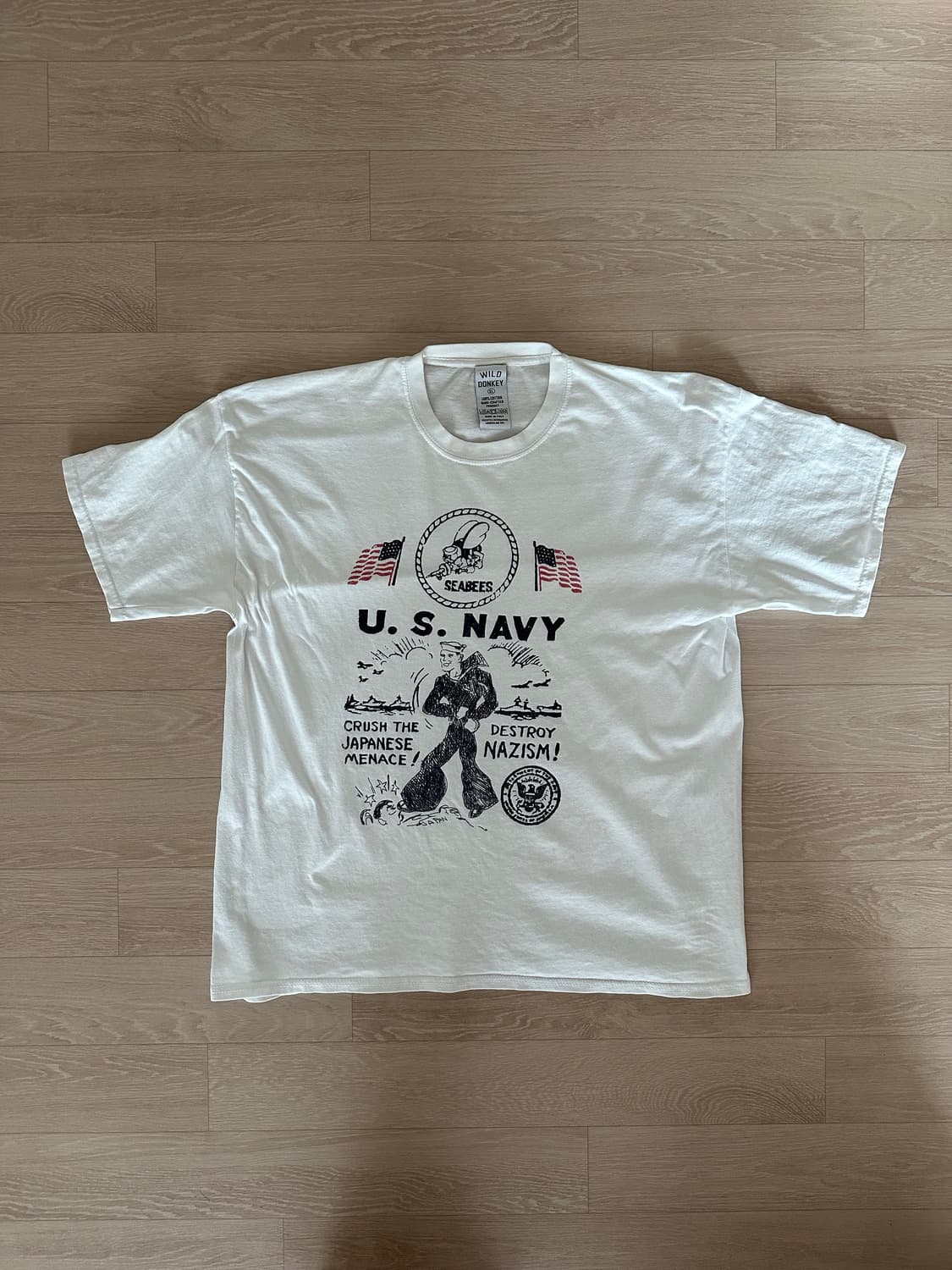 [xl] 와일드동키 U.S. Navy 티셔츠 상품이미지1