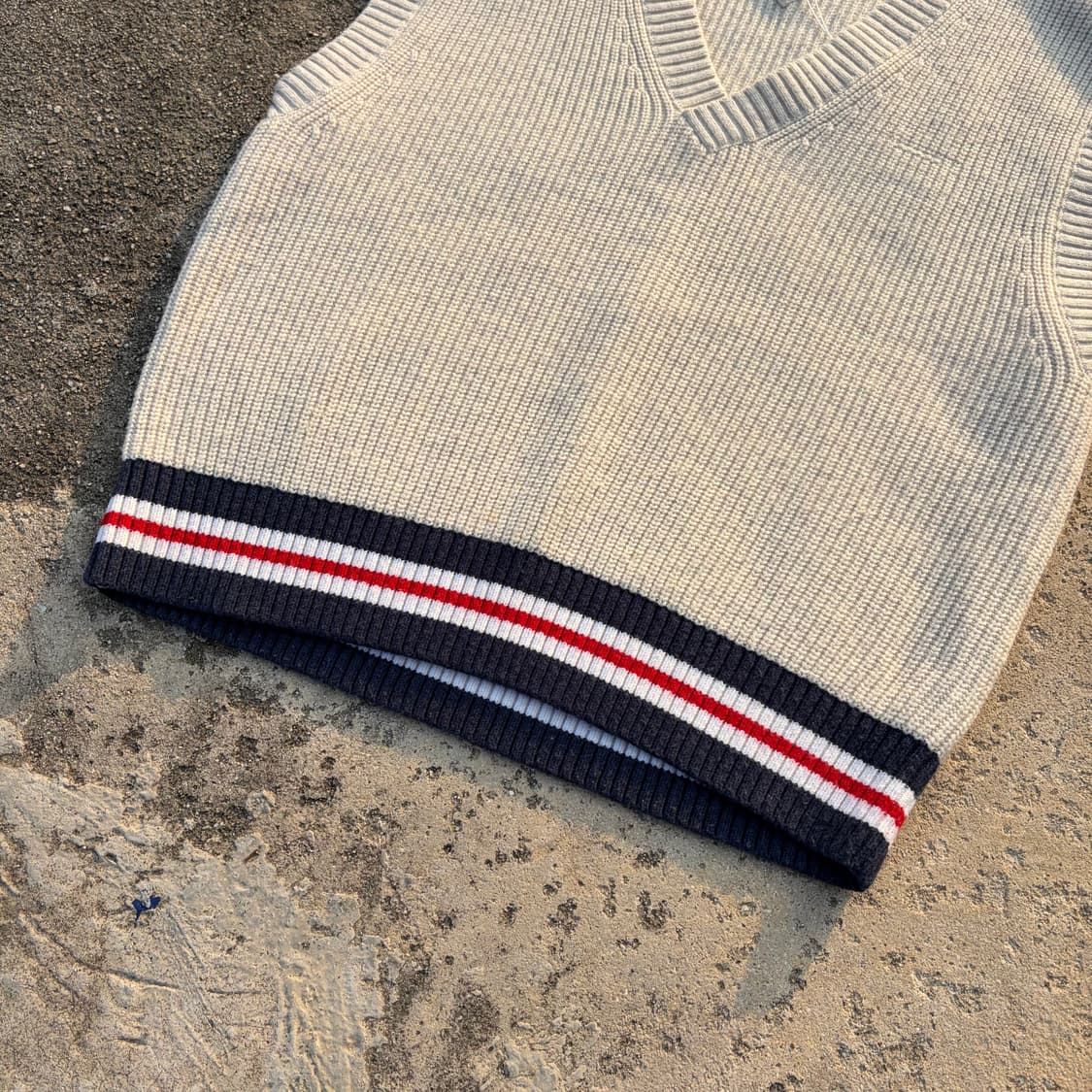 타미힐피거 진스 빈티지 니트조끼 M 상품이미지3