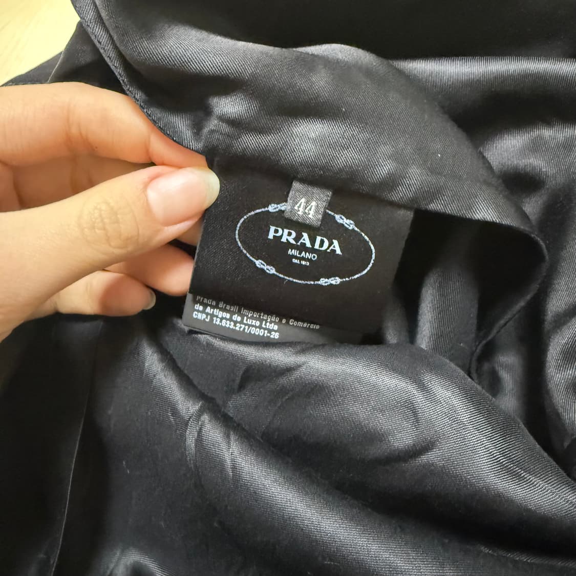 프라다 블랙 스커트  상품이미지3