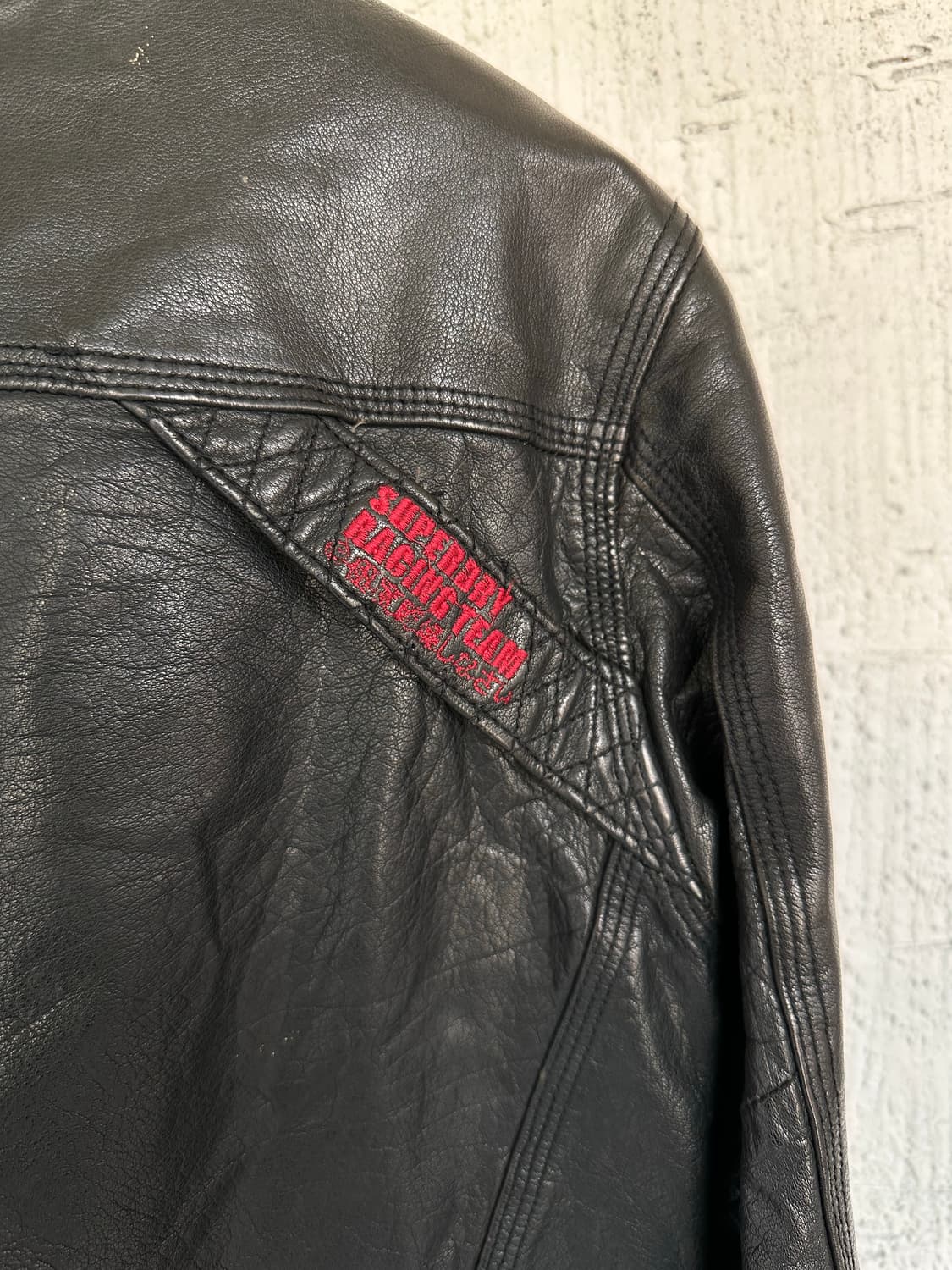 superdry real leather jacket 상품이미지8