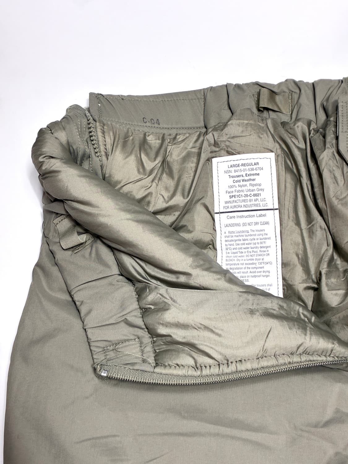 미군 오리지날 프리마로프트 패딩 바지 상품이미지3