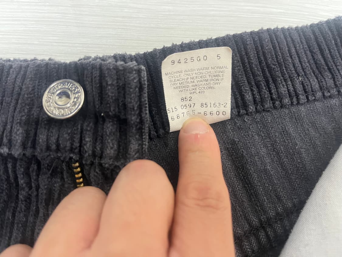 90s levis 565 wide leg student 반바지 상품이미지4