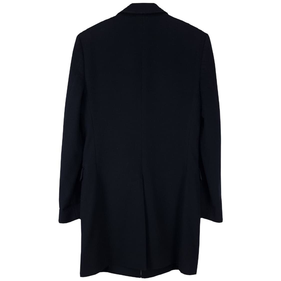 [솔리드 옴므] 캐시미어 블랜디드 싱글 코트 블랙 P01349 상품이미지3