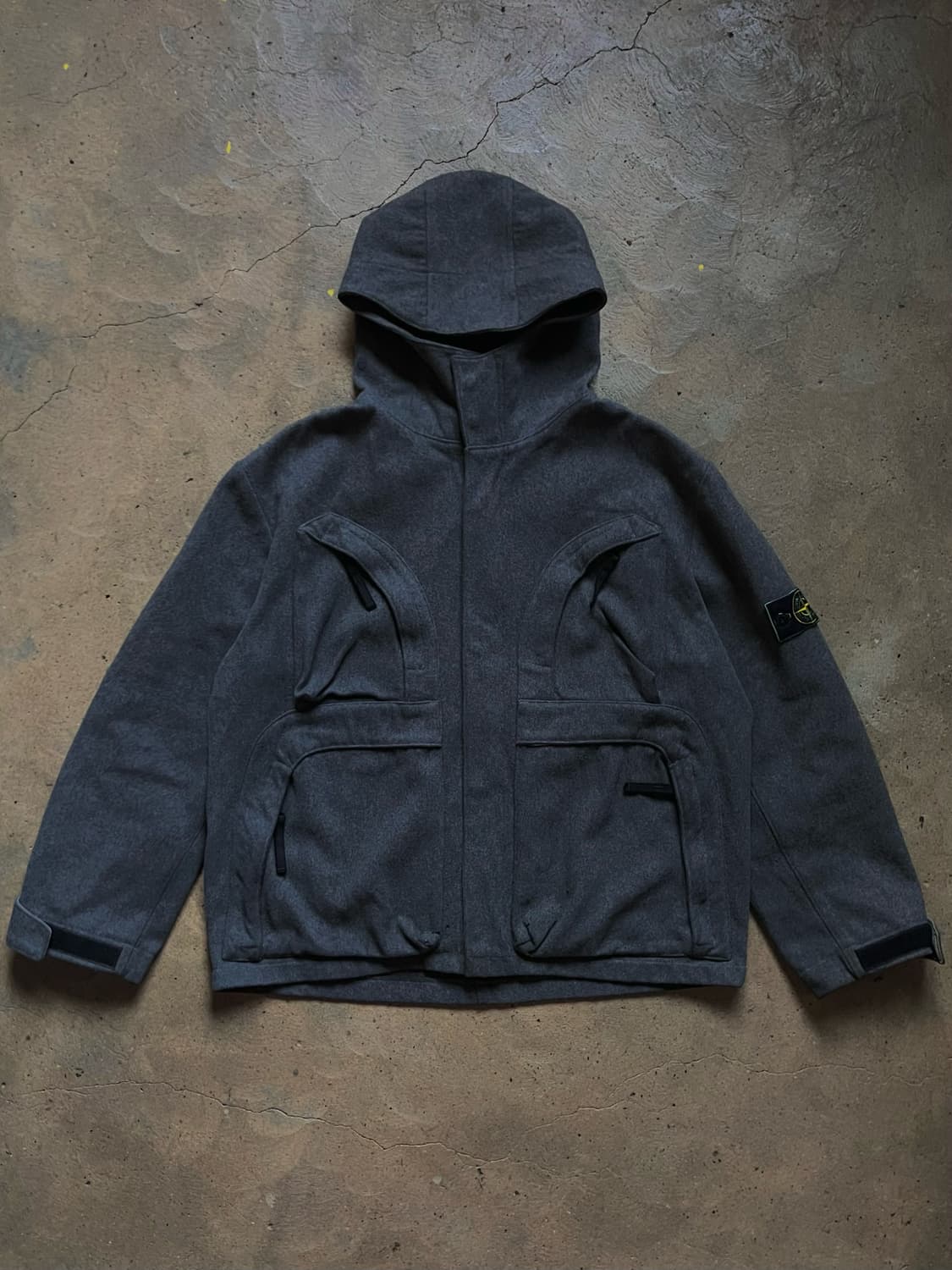 98AW 스톤아일랜드 울 카고 후드 자켓 아카이브 상품이미지1