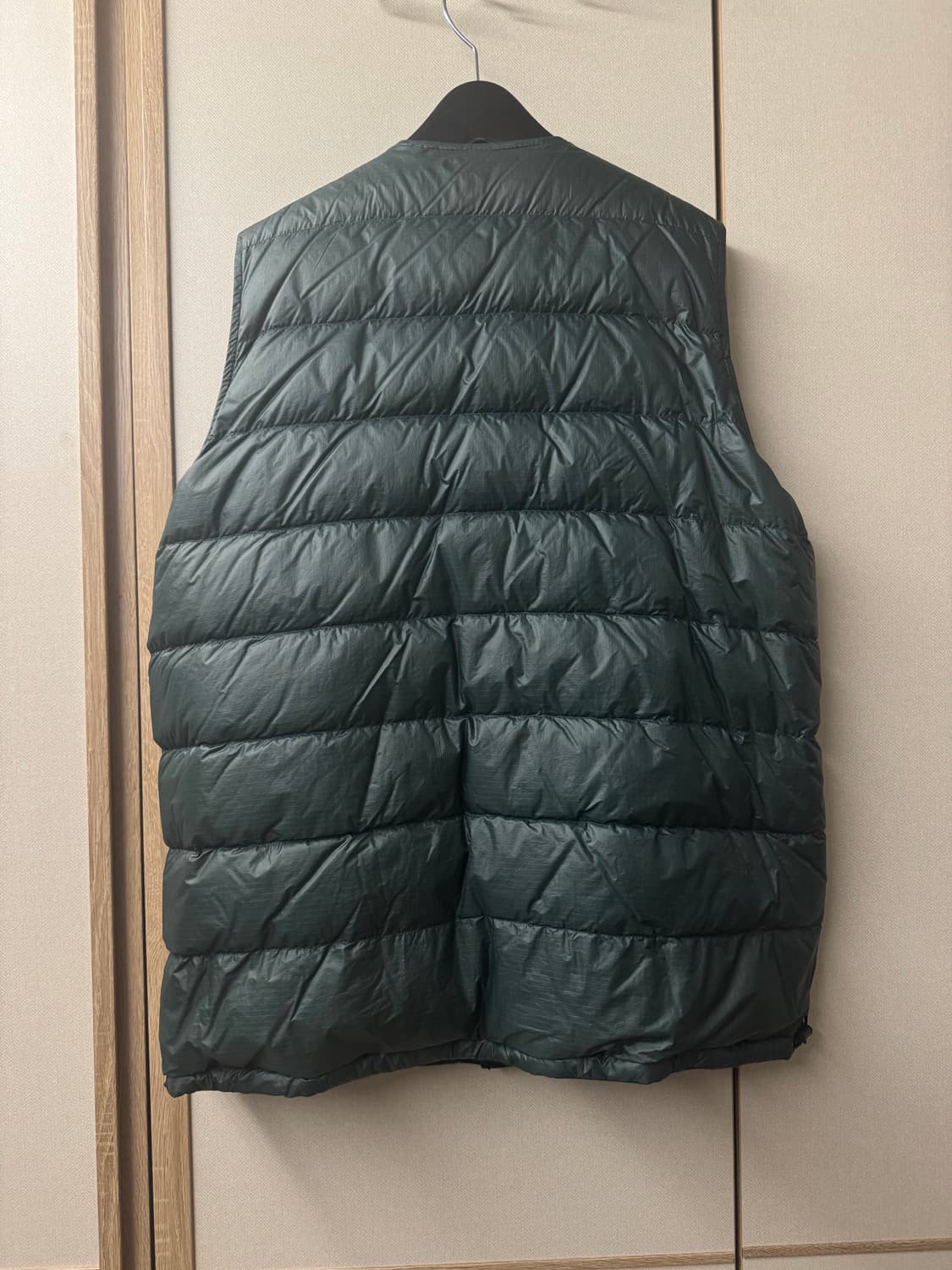 빔즈 블랙와치 리버시블 패딩 베스트 상품이미지2