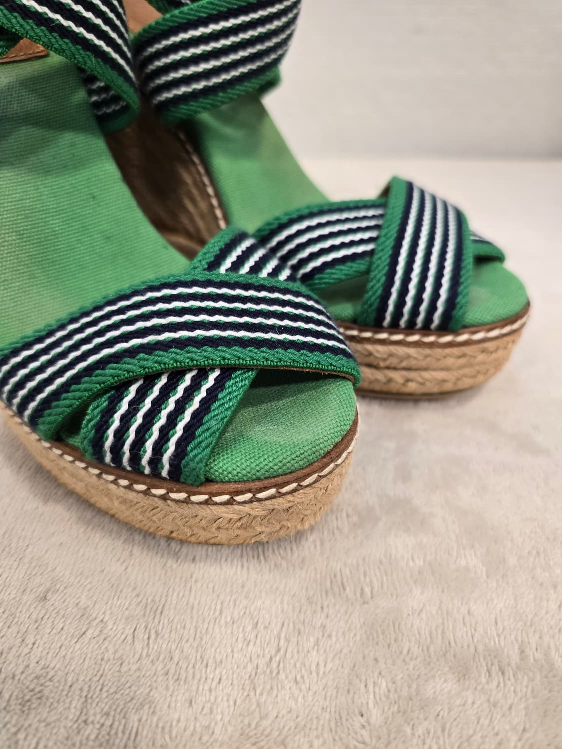 토리버치 아도니스 엘라스틱 하이 웨지힐 에스파드리유 샌들 235 상품이미지6