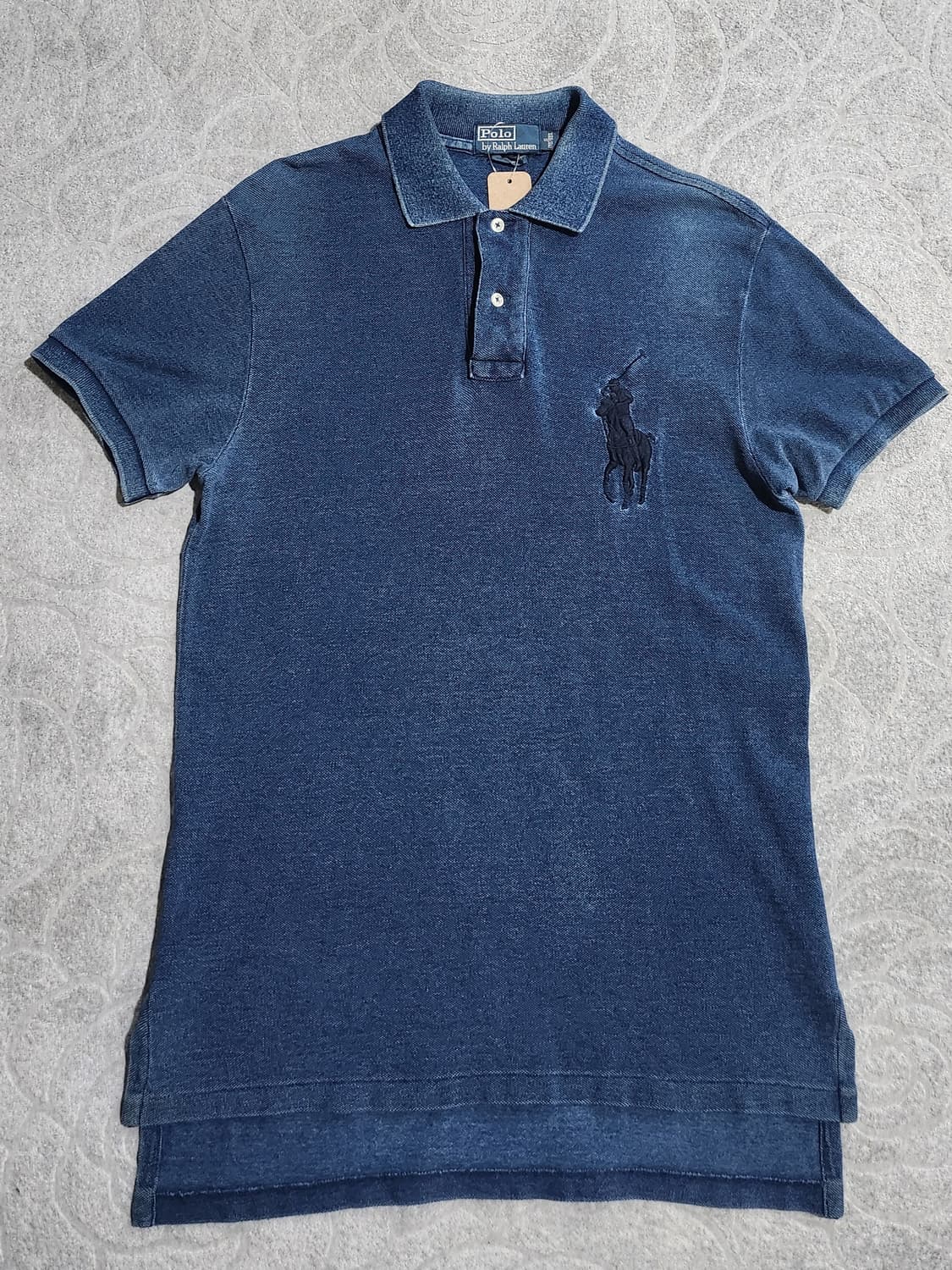 **폴로 랄프로렌 빅포니 인디고 워싱 반팔  S 상품이미지1