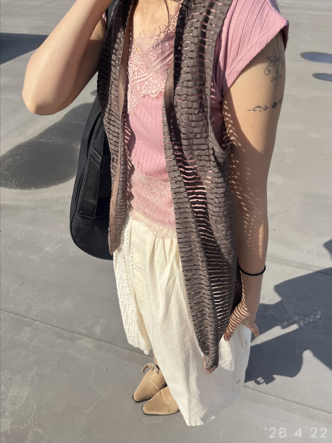 Lace Top + Vest 레이스탑 + 베스트 상품이미지3