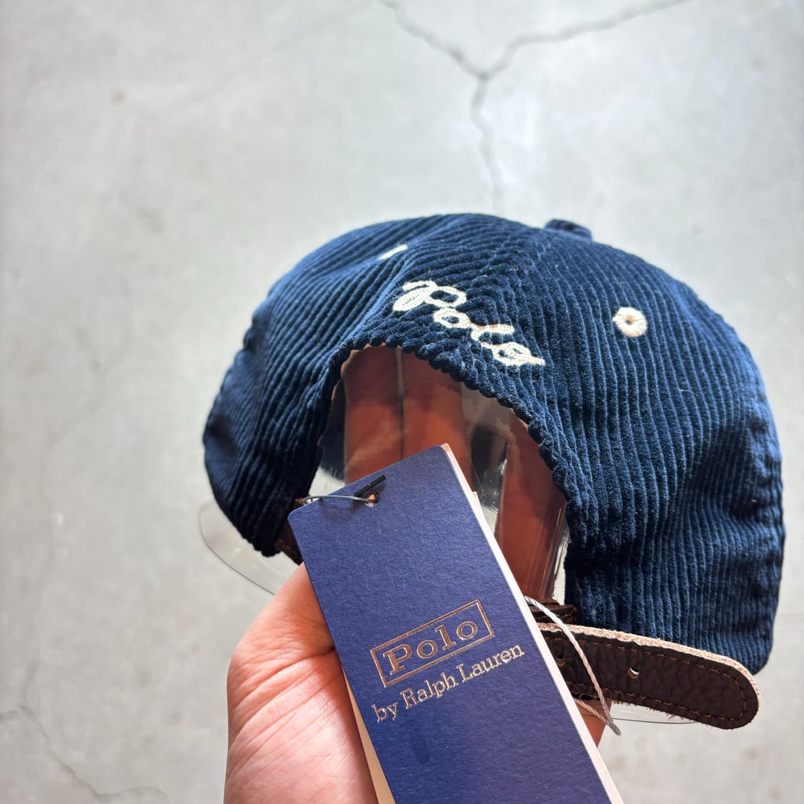 폴로 아플리케 코듀로이 캡 상품이미지5