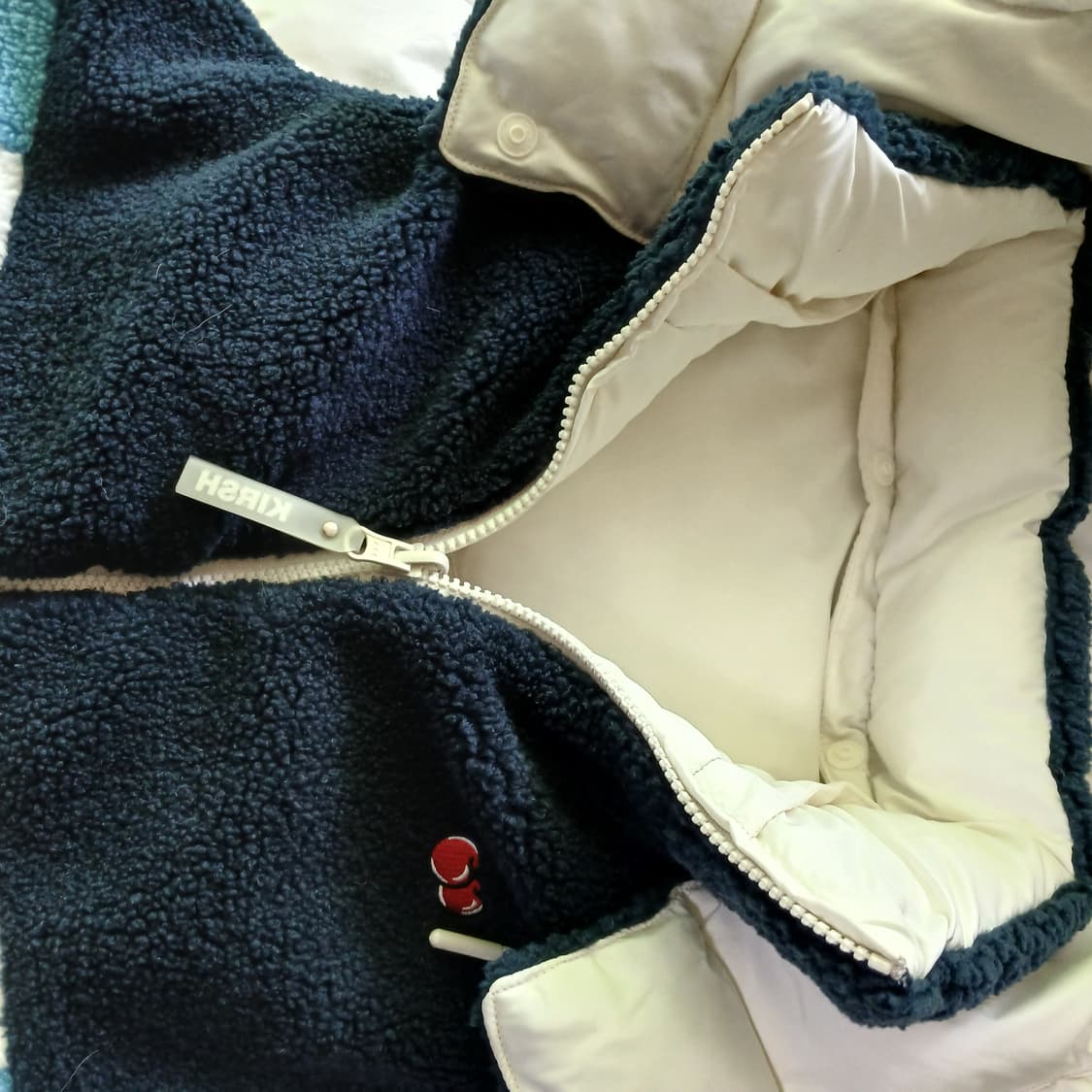 kirsh 키르시 체리 양면 패딩 후리스 조끼 베스트 자켓 상품이미지7