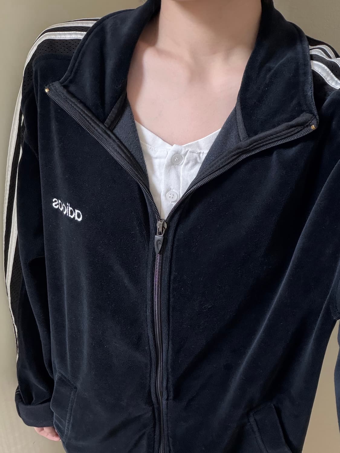 빈티지 아디다스 벨벳 져지 상품이미지1