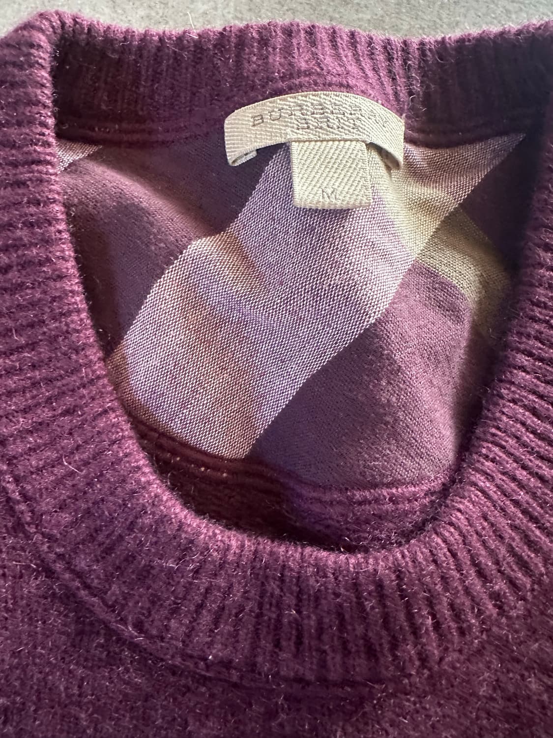 버버리 캐시미어 니트 상품이미지1