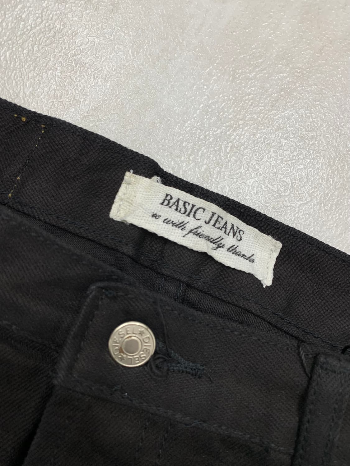 디젤 블랙 코튼 팬츠 #527 상품이미지4