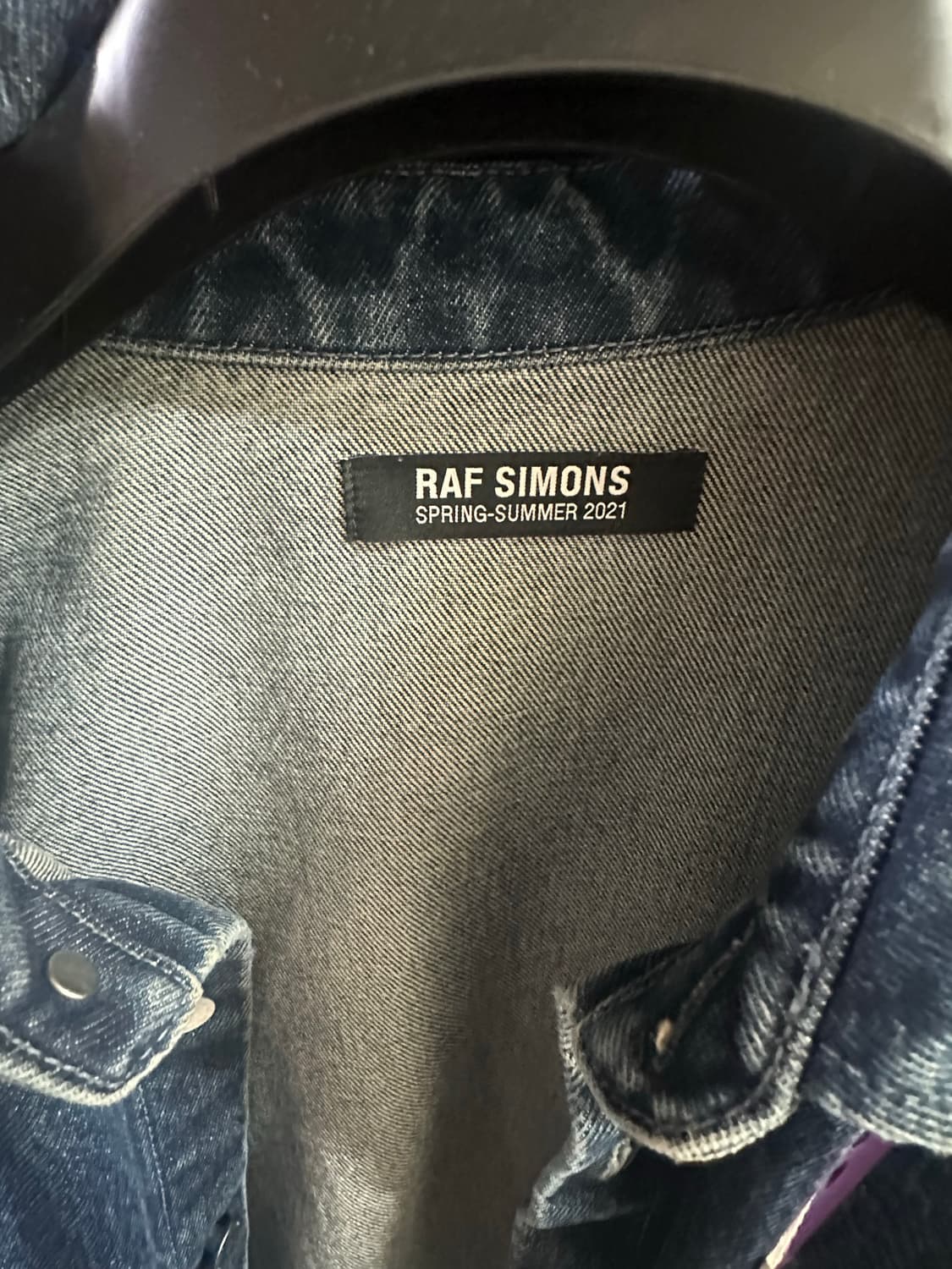 [L] 라프시몬스 아카이브 데님 셔츠 자켓 상품이미지5