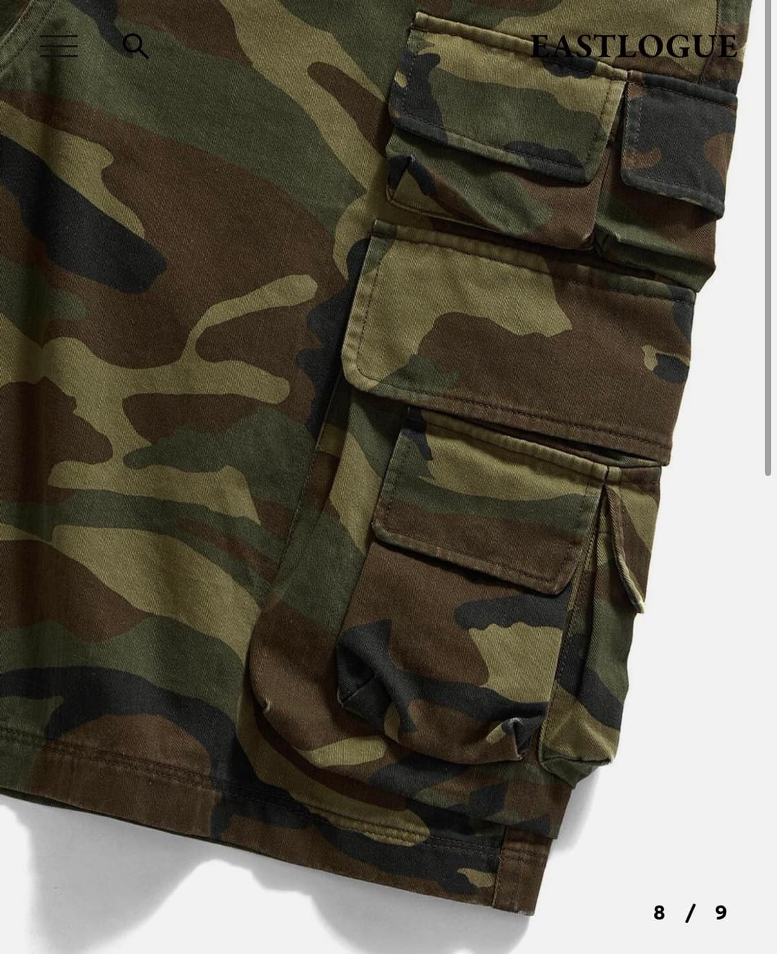 CAMERAMAN SHORTS - CAMO 카메라맨 쇼츠 반바지 M 상품이미지6