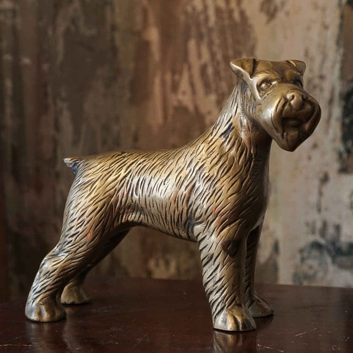 Vintage 황동 슈나이저 테리어 강아지 상품이미지4