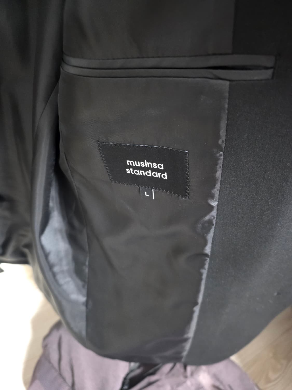 [L]무탠다드 릴렉스드 베이식 블레이저 [블랙] 상품이미지2