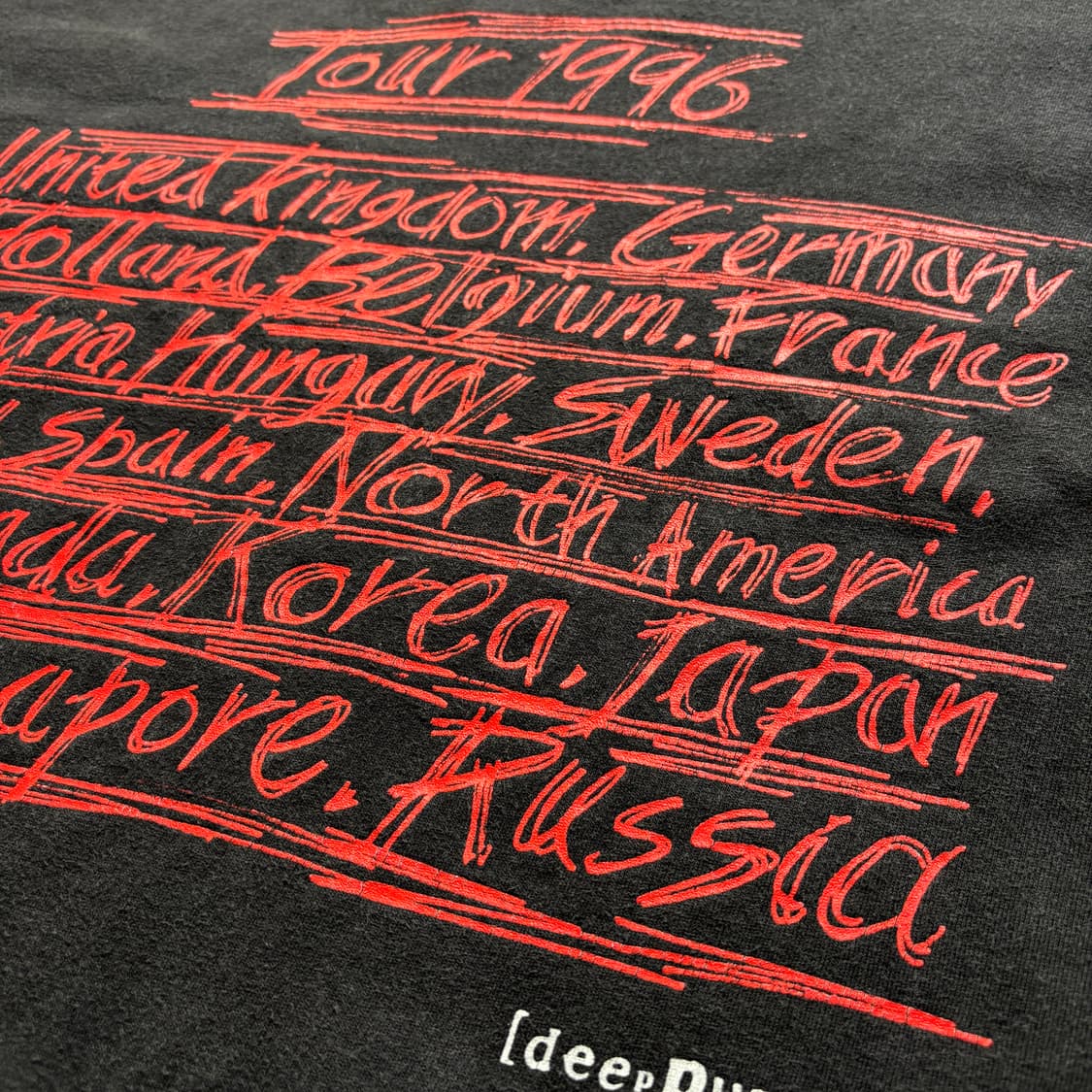 90s 빈티지 딥퍼플 밴드 티셔츠 상품이미지6