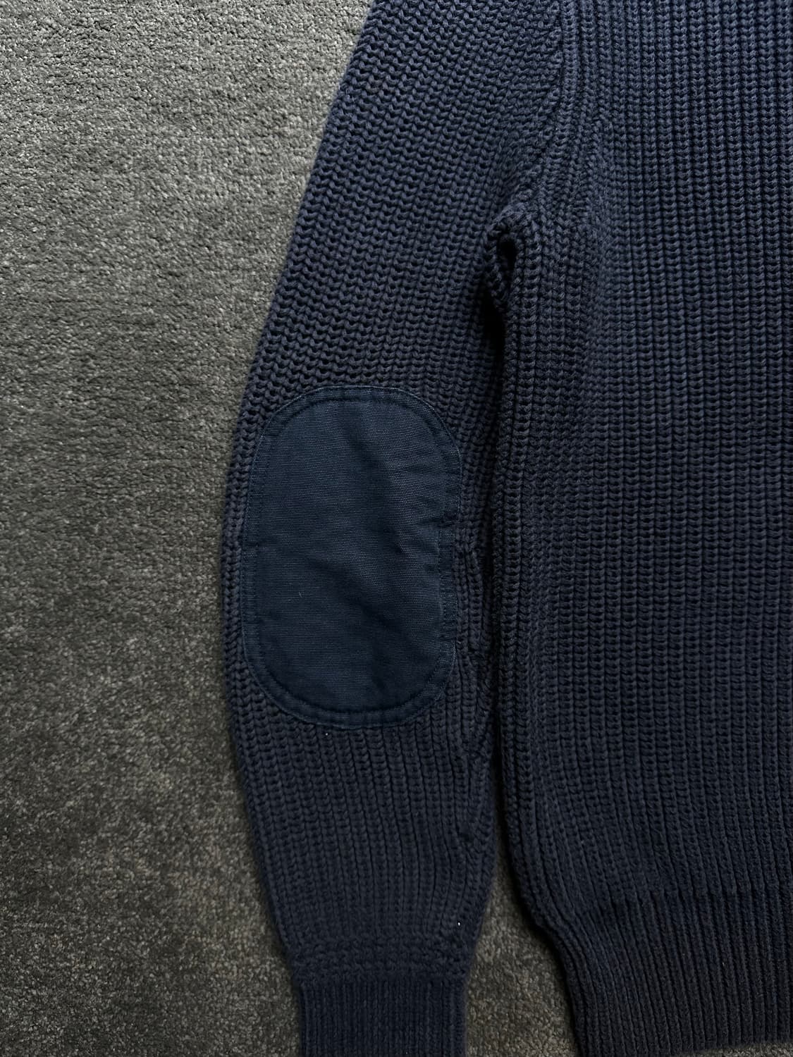 폴로 랄프로렌 숄칼라 스웨터 네이비 L 상품이미지5