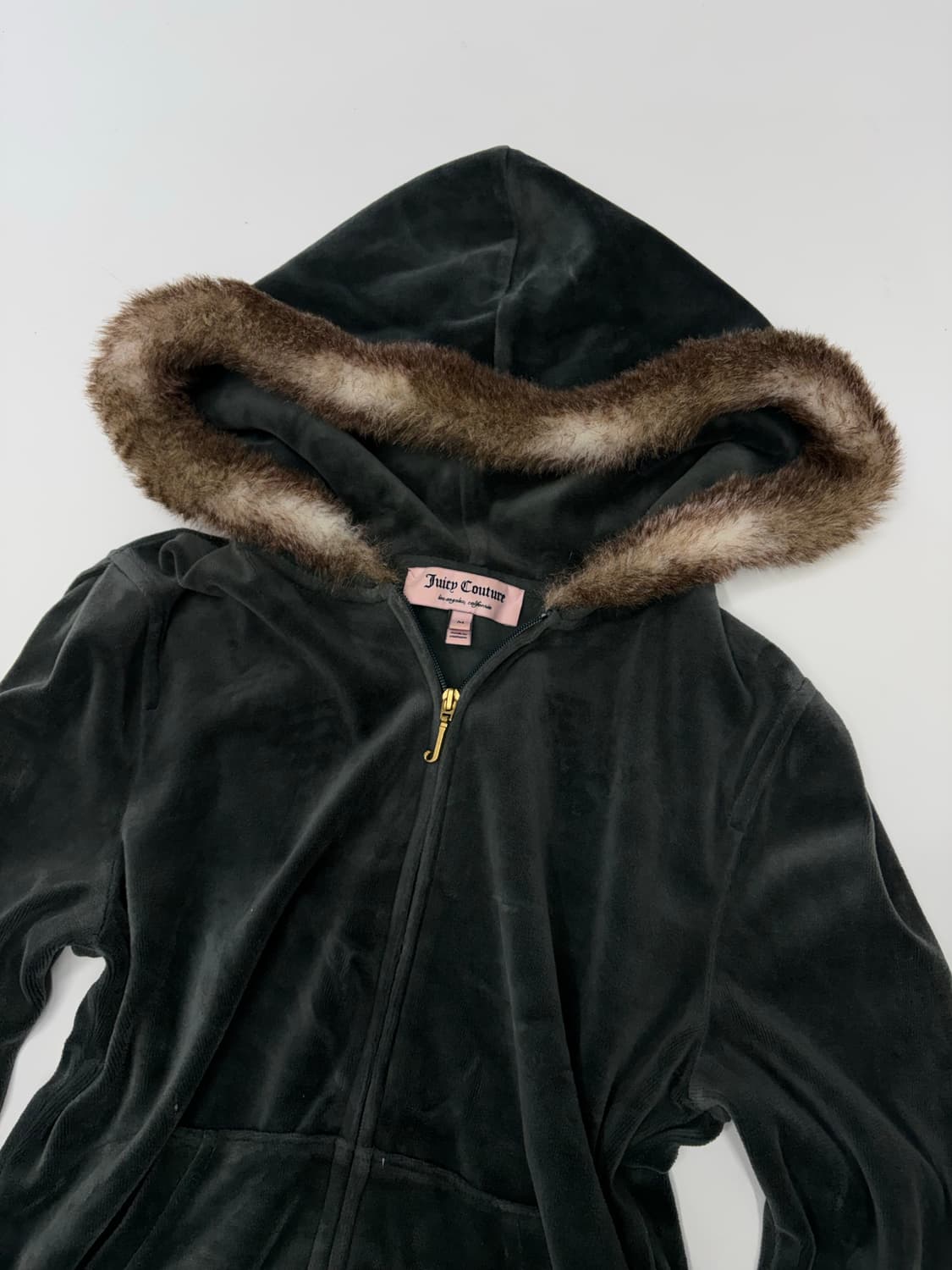 쥬시뀌띄르 딱붙 퍼 후디 상품이미지3