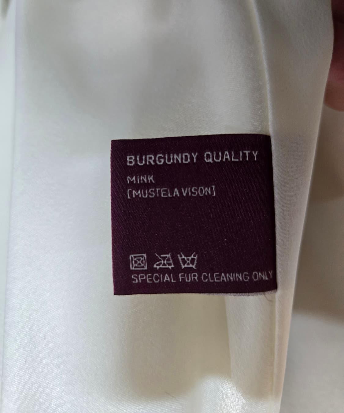 Burgundy Quality 밍크 후드 베스트 아이보리 코펜하겐퍼 버건 상품이미지8