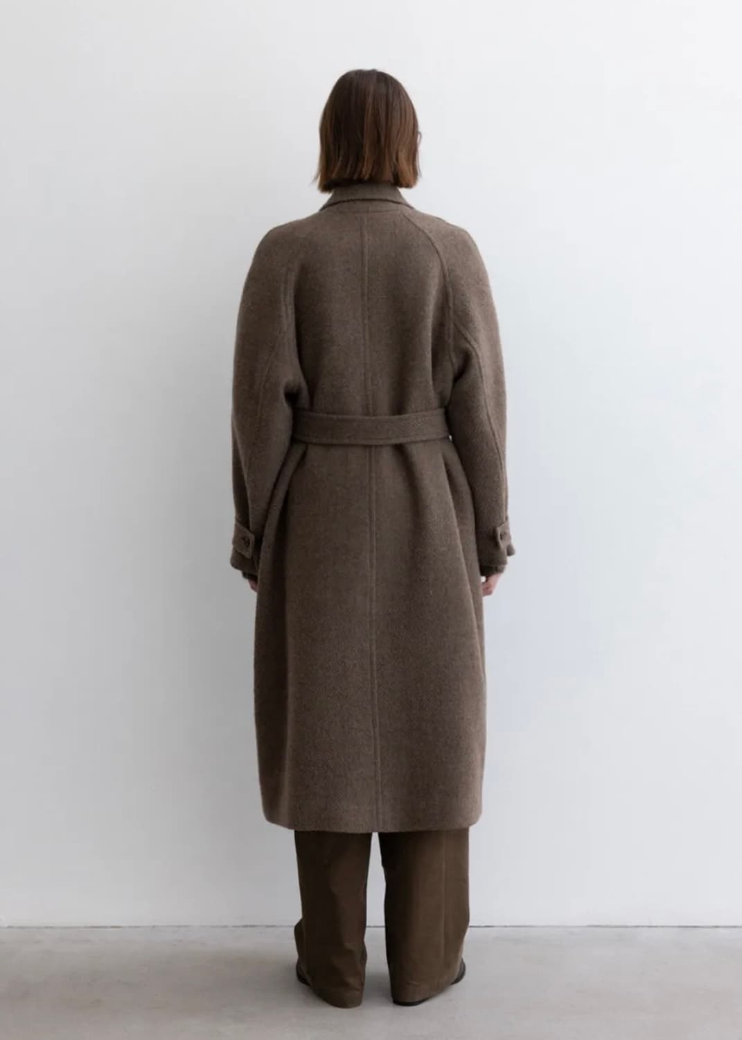 모이아 balmacaan coat(taupe) 상품이미지5
