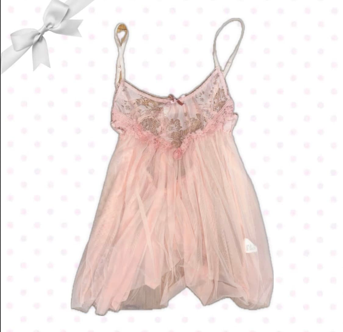 딸기우유 바선생핏 리본레이스슬리브리스 페어리 히메갸루🌸  상품이미지3