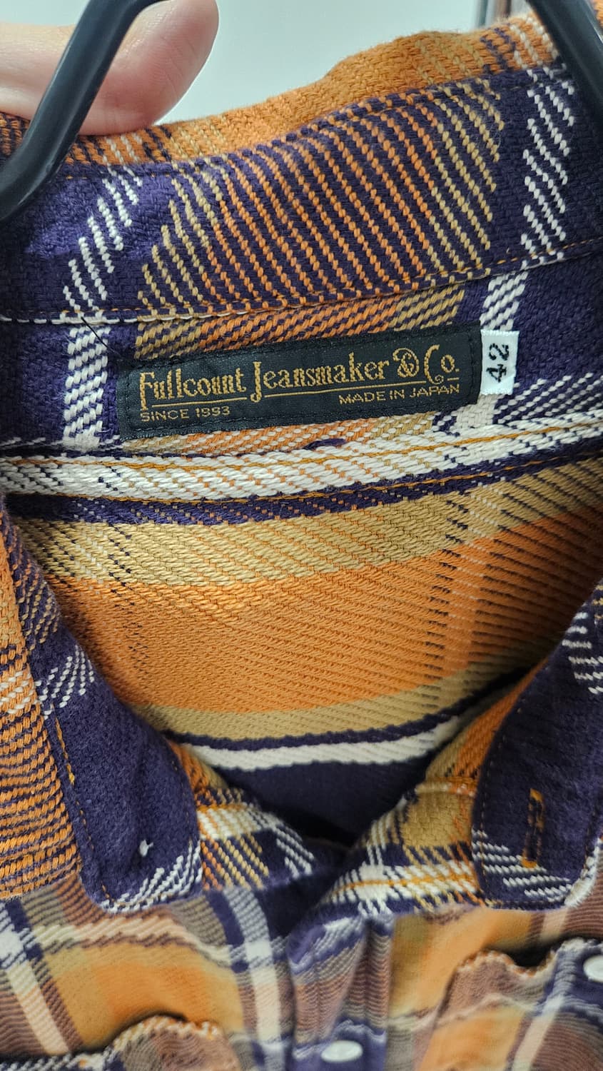 풀카운트 플란넬 셔츠 42사이즈 상품이미지3