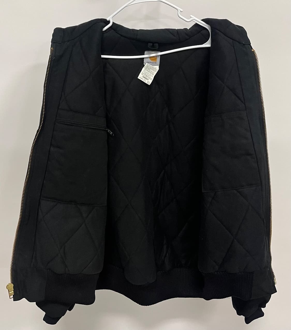 칼하트 J140 덕 캔버스 후드 자켓 블랙 상품이미지2