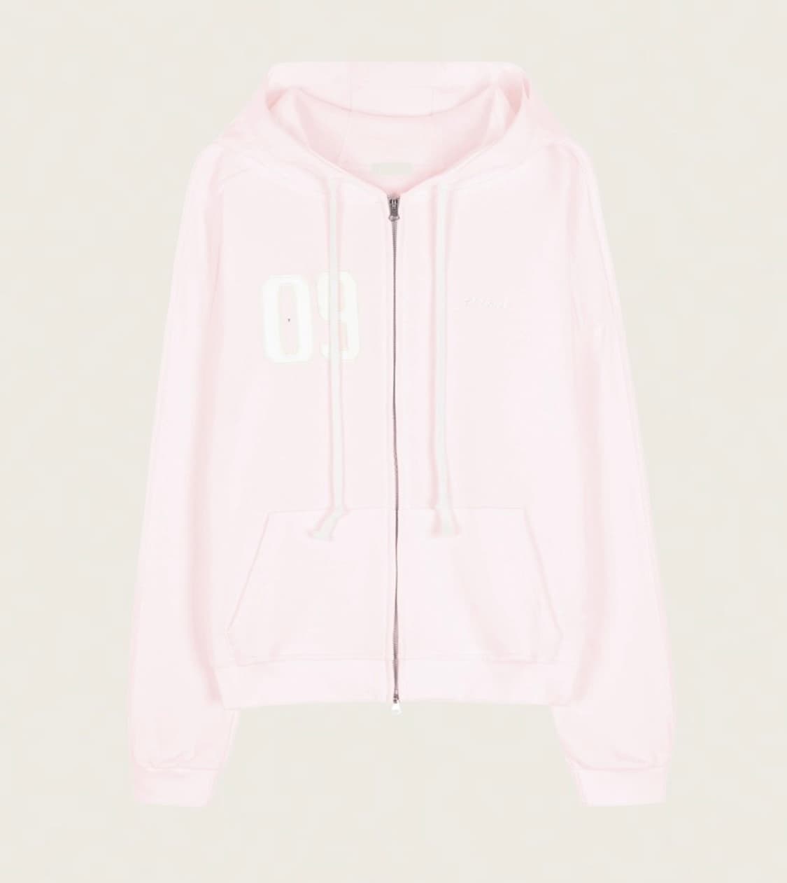 클리시어 09 넘버링 후드집업, 팬츠 쿨핑크 상품이미지1