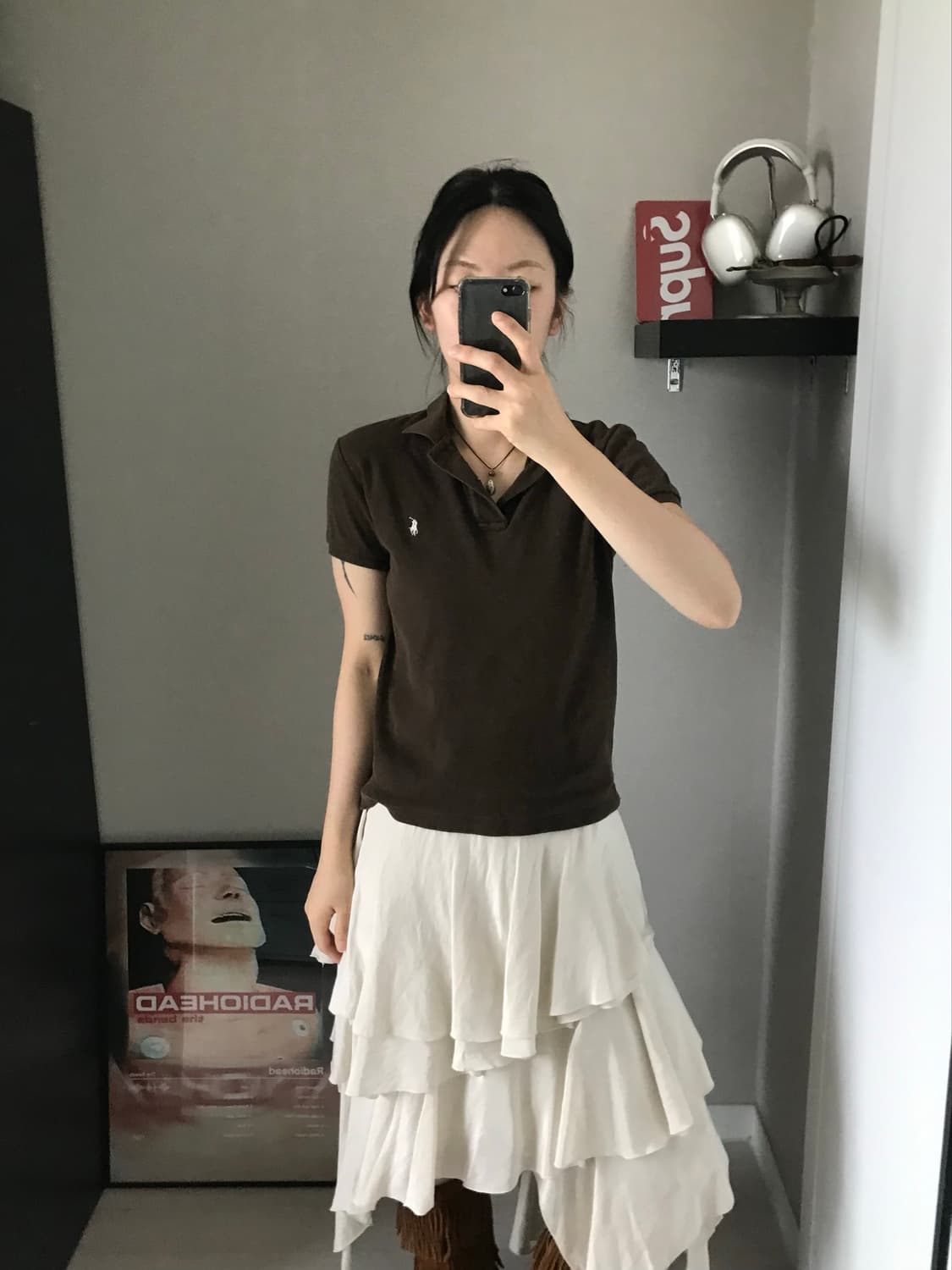 폴로 랄프로렌 포니로고 브라운 카라티 상품이미지2