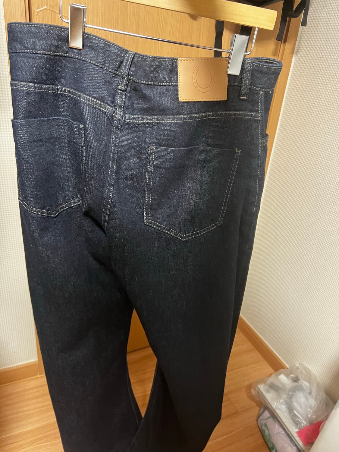 새상품) 자라 배럴 데님팬츠 (40,s~m 상품이미지5