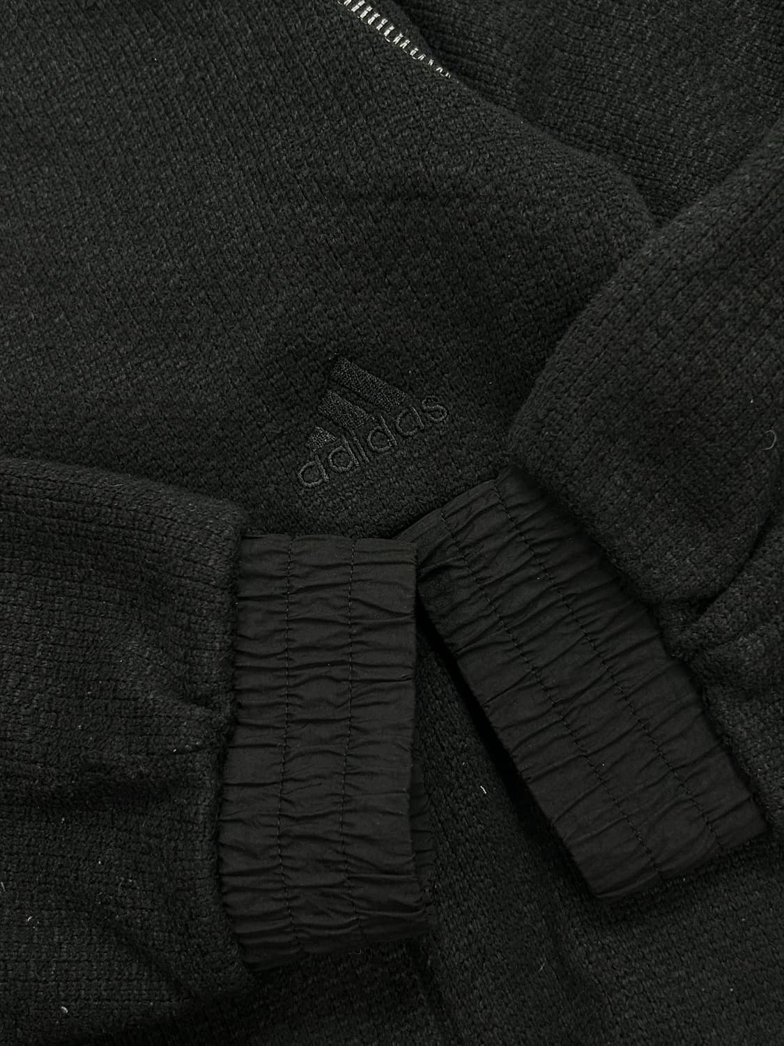 아디다스 니트 후드 집업 M 상품이미지5