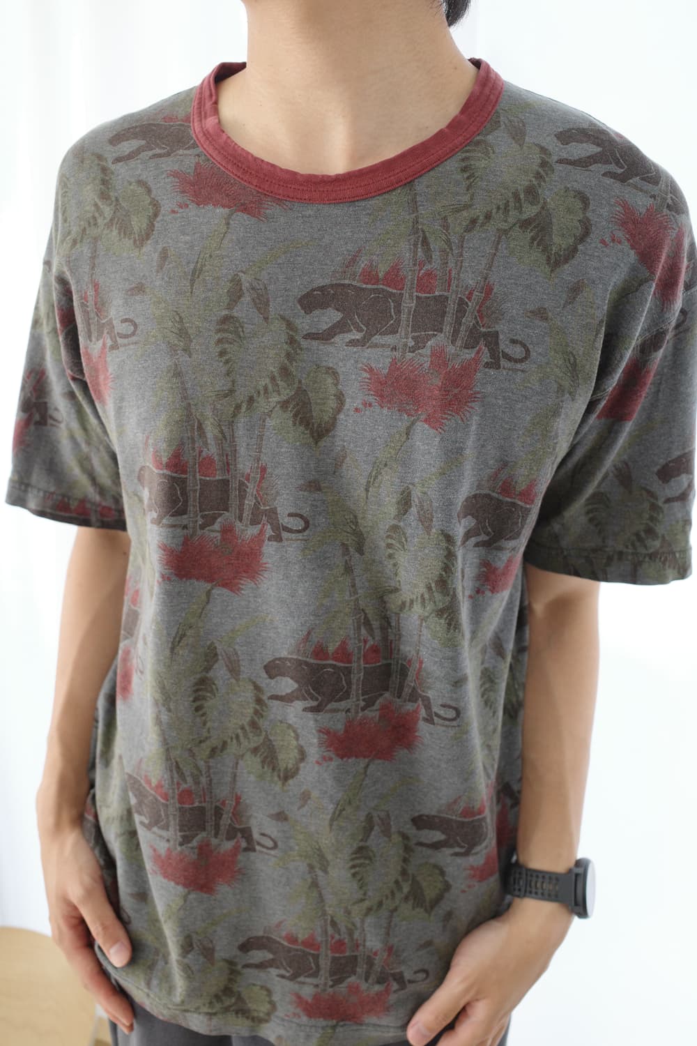 90s Jungle graphic t-shirt (tanaka era) 상품이미지2