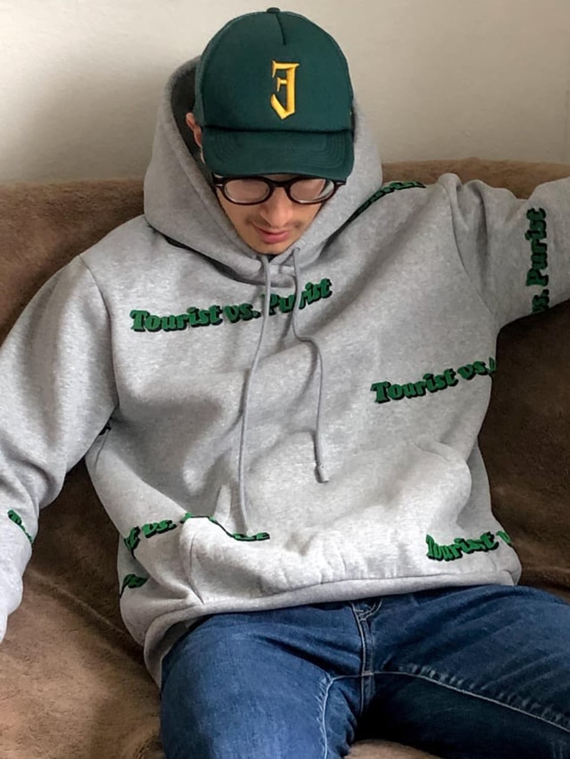 L/ 루이비통 투어리스트 vs. Purist 런웨이 후드티 상품이미지3