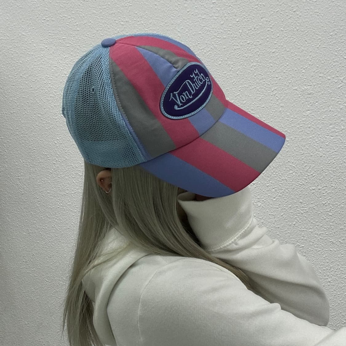 본더치 y2k 파스텔 배색 볼캡 상품이미지2